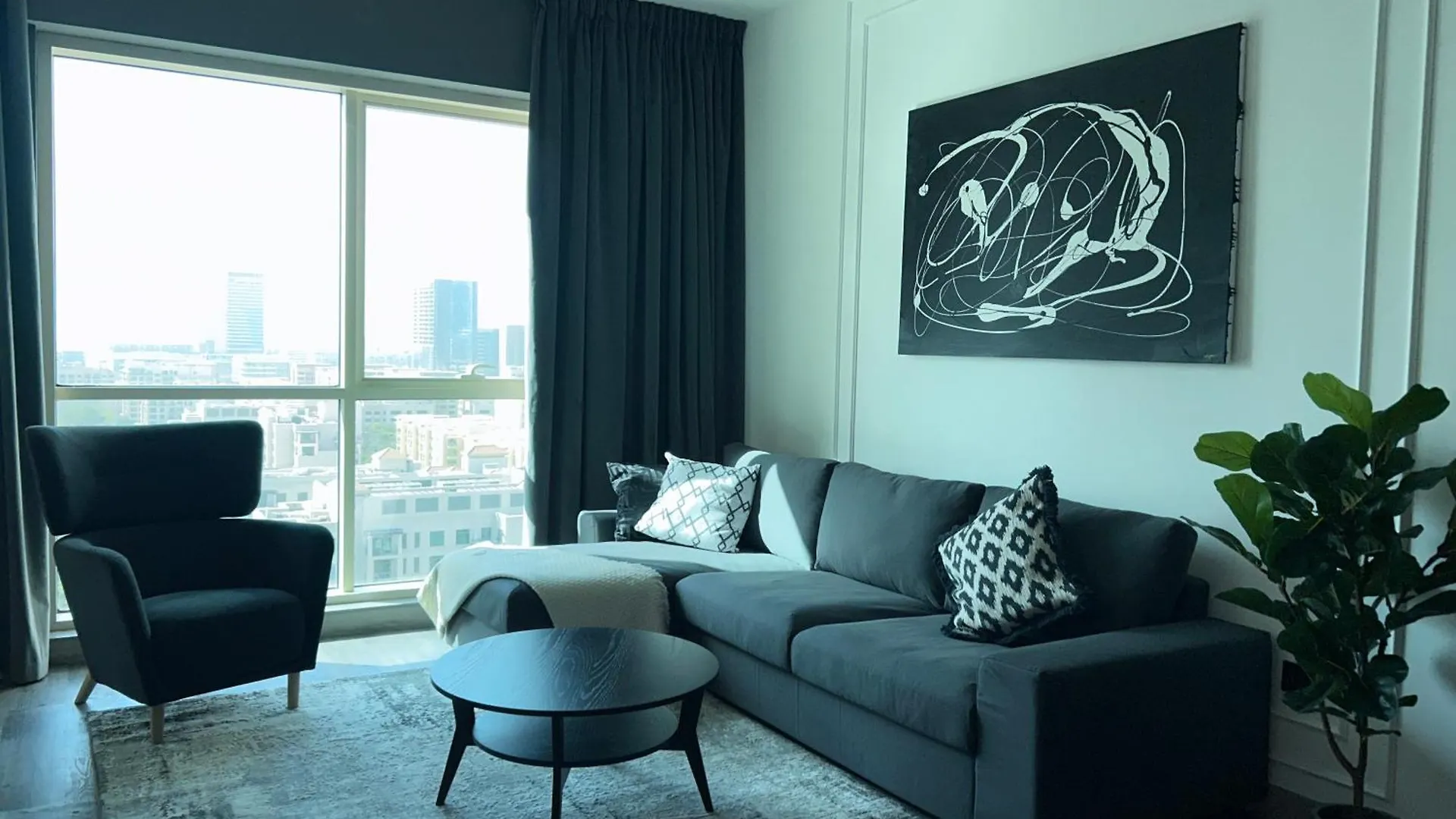 1-Br With Sunset Terrace, Golf & Lake View In Mosela, The Greens Dubai 0*,