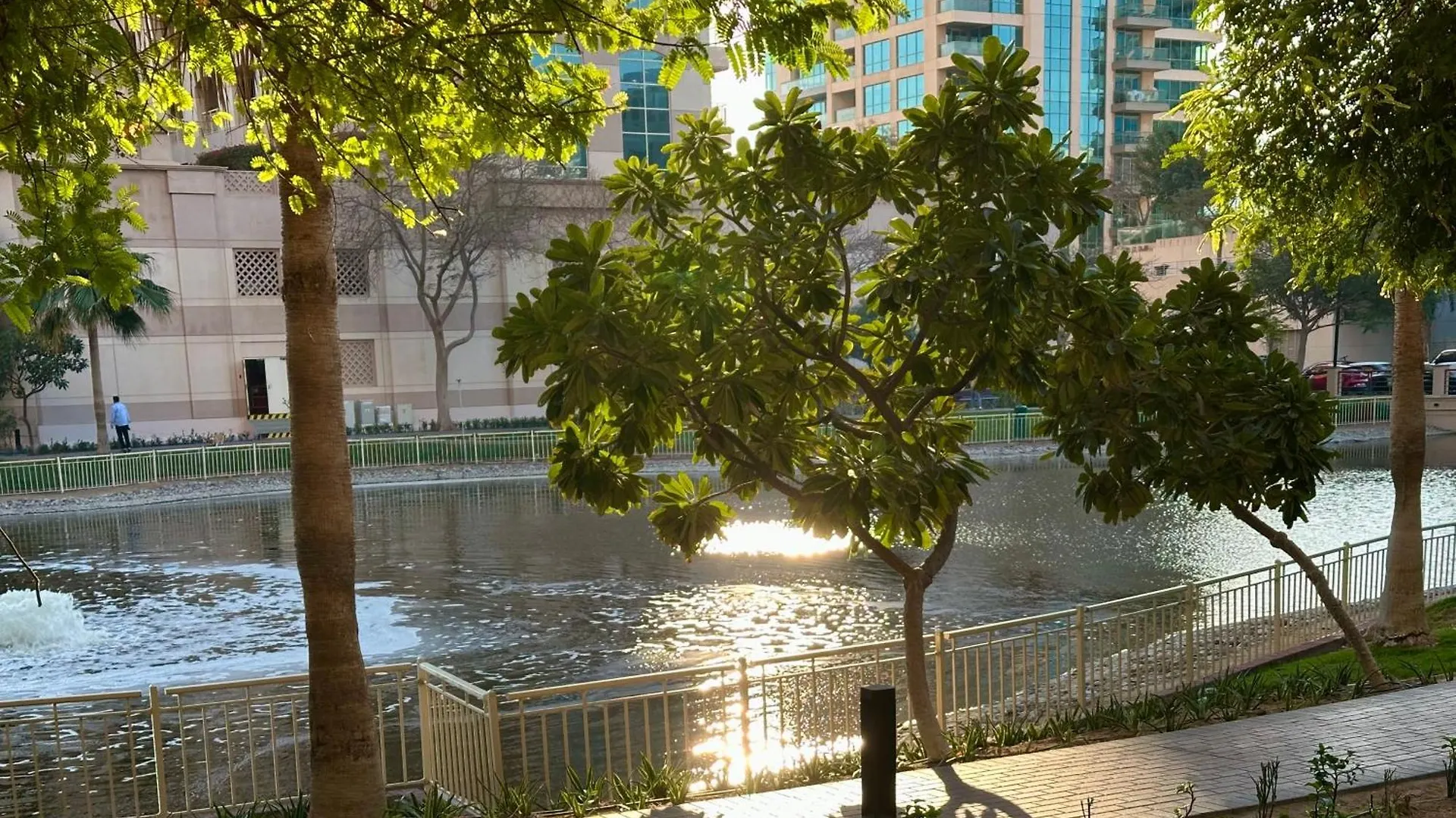 公寓 1-Br With Sunset Terrace, Golf & Lake View In Mosela, The Greens 迪拜